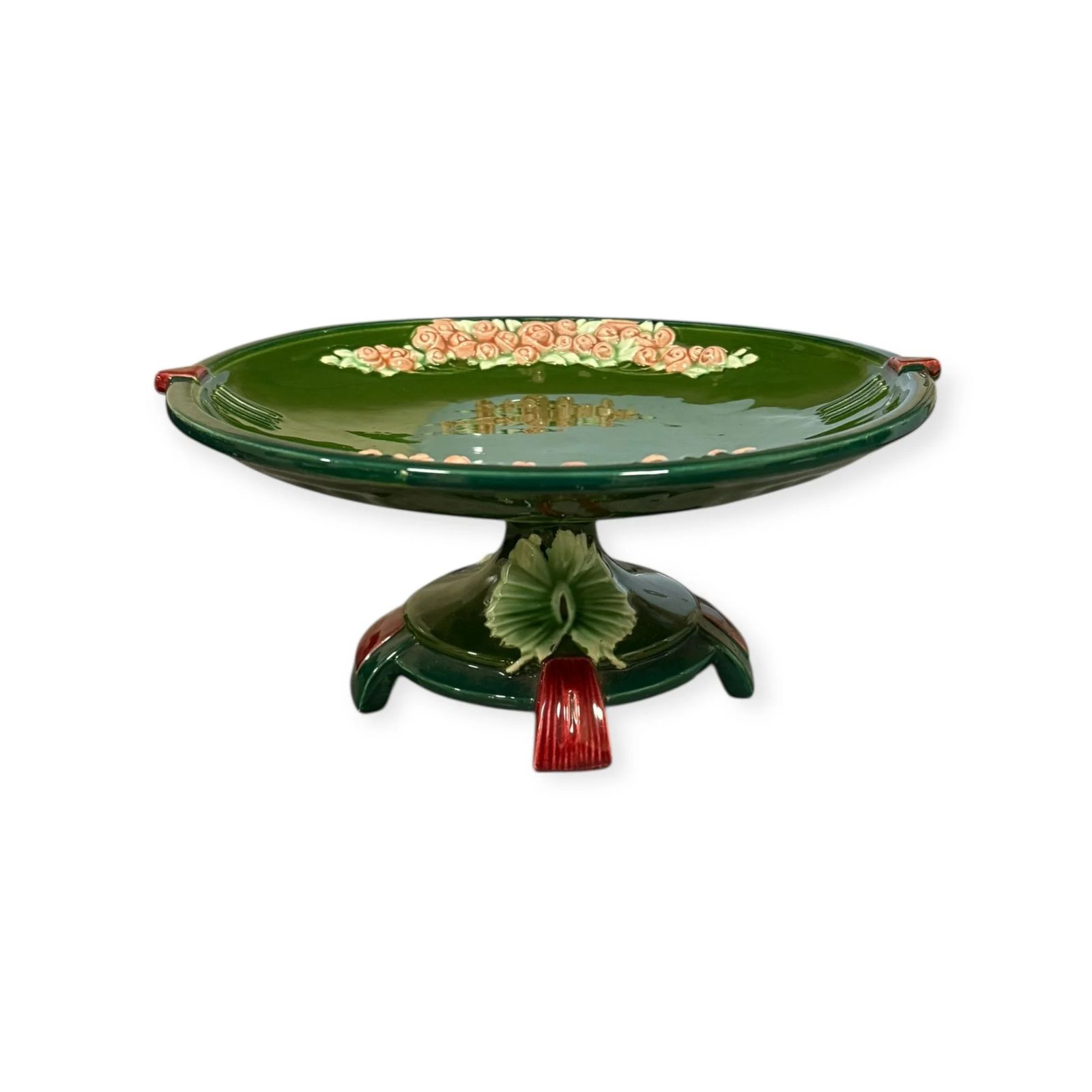 Villeroy & Boch Majolica Pedestal Comport / Tazza Germany, C.1900–1910 photo 225.0