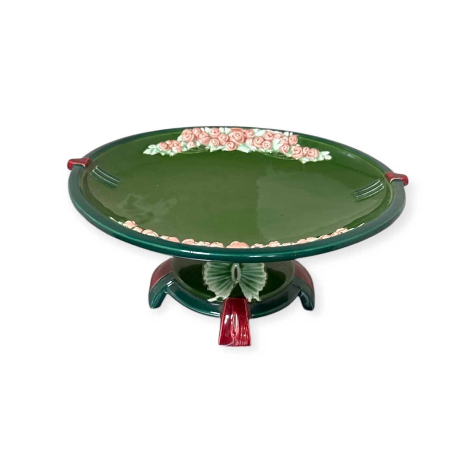 Villeroy & Boch Majolica Pedestal Comport / Tazza Germany, C.1900–1910 photo vinterior