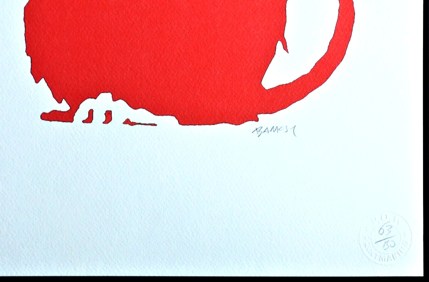 Banksy " Love Rat " Large Lithograph 50x70 Cm, Limited Edition photo for sale