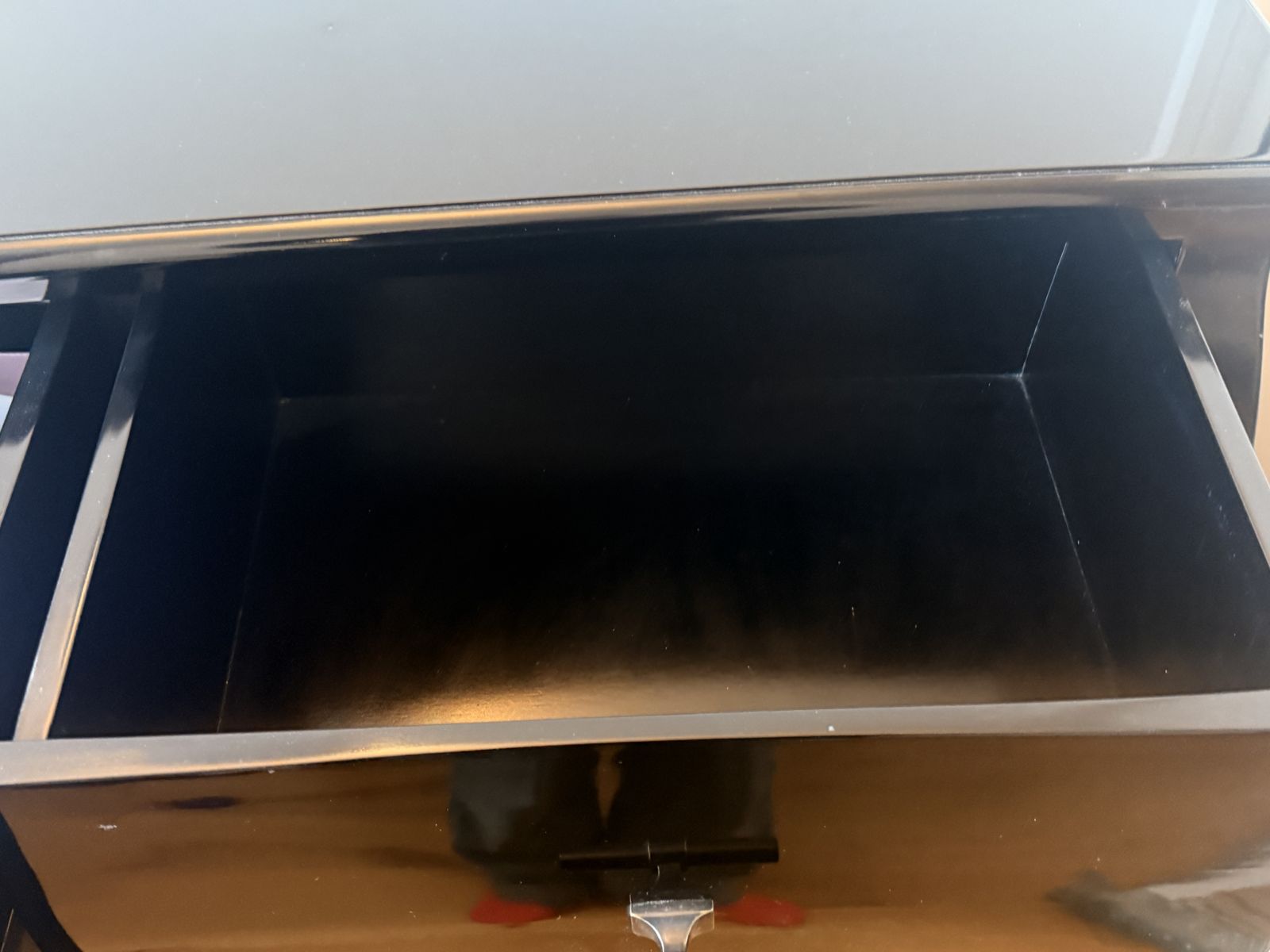 Art Deco Style Sideboard In Black Piano Lacquer High Gloss In Very Good Condition. Rrp £5,500 photo for sale