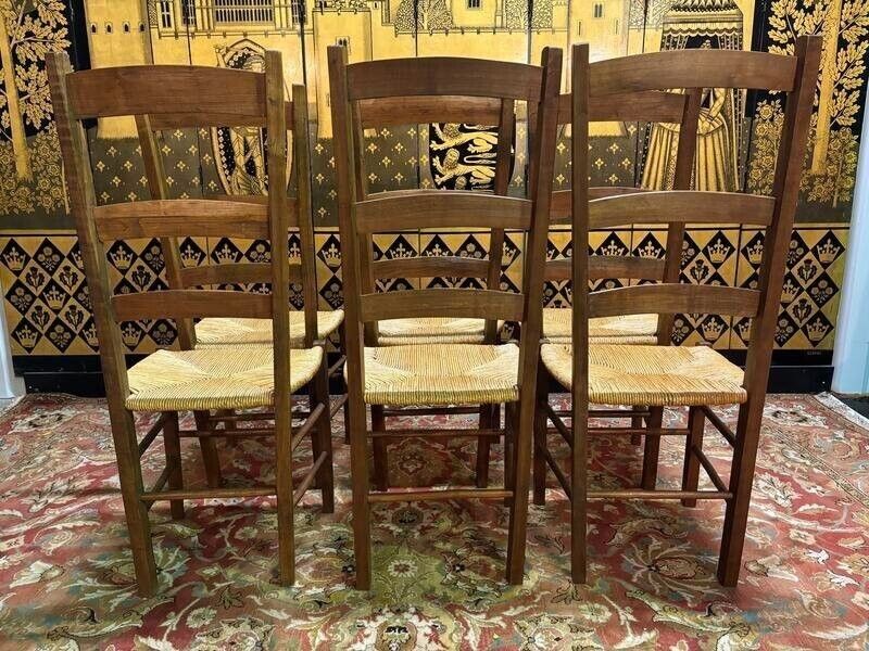 Paire De Bergères Gondoles De Style Louis XV Bois Réchampi photo furniture