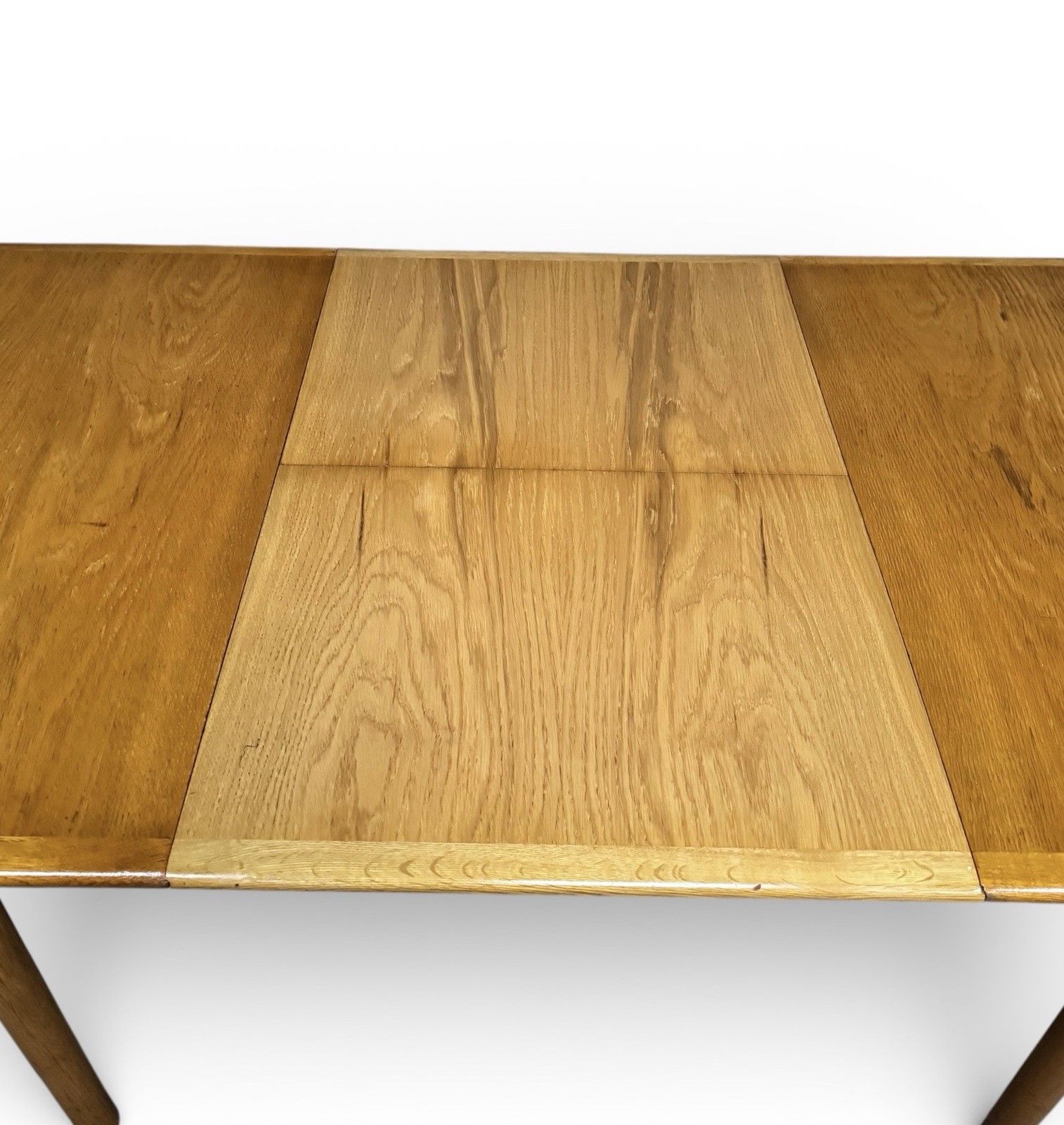 Dalescraft Teak Dining Table Extending Butterfly Leaf Rare Mid Century C1960s photo for sale