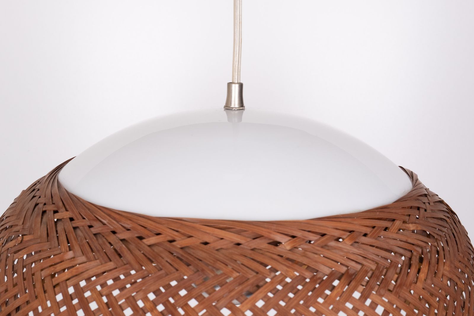 photo furniture Japan Wicker Pendant Lamp 1970s