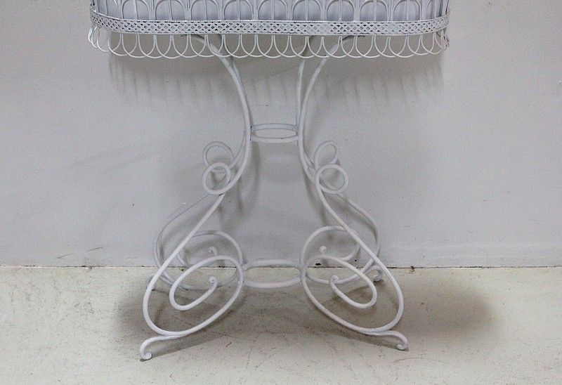 Planter In Sheet Metal And Wrought Iron 20th Century photo buy