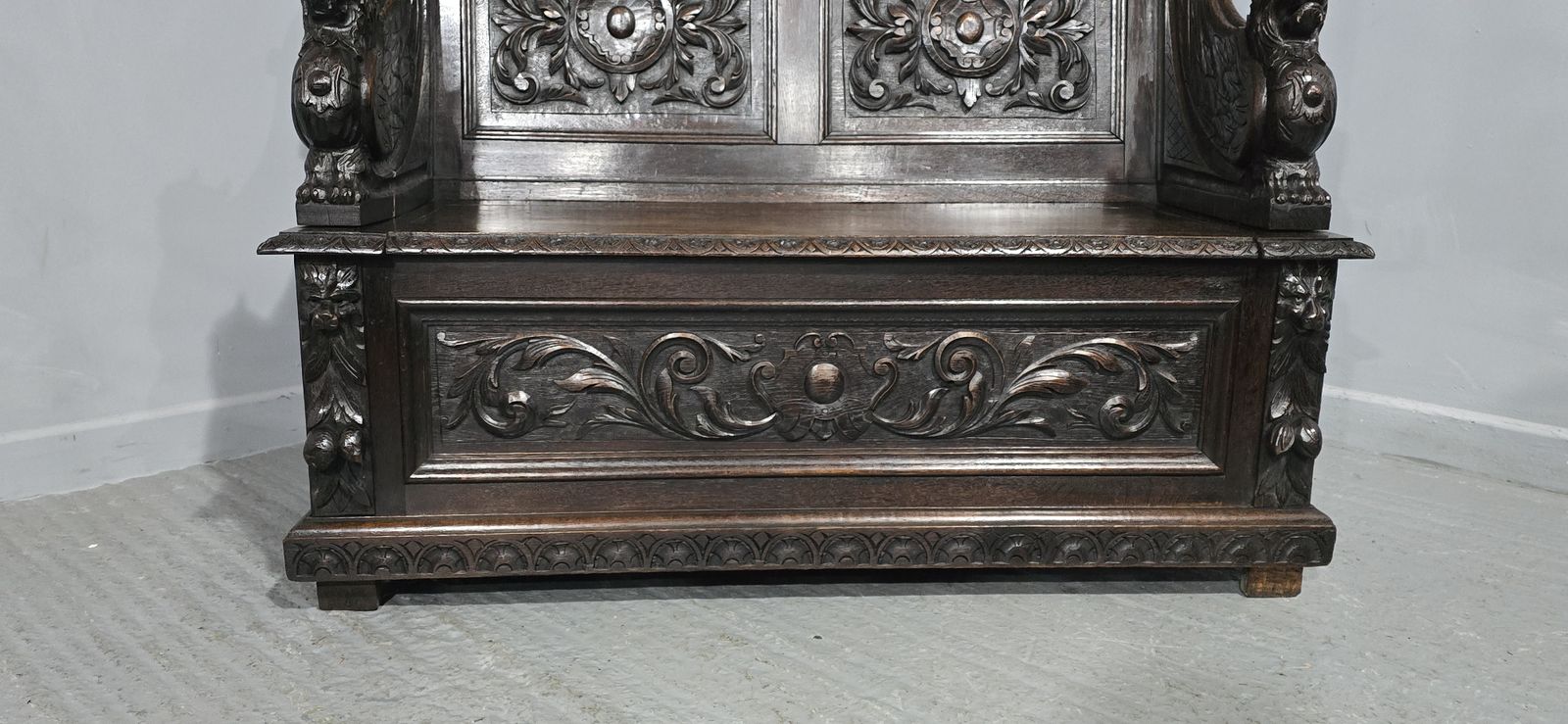 photo vinterior Super Oak Monks Hall Bench