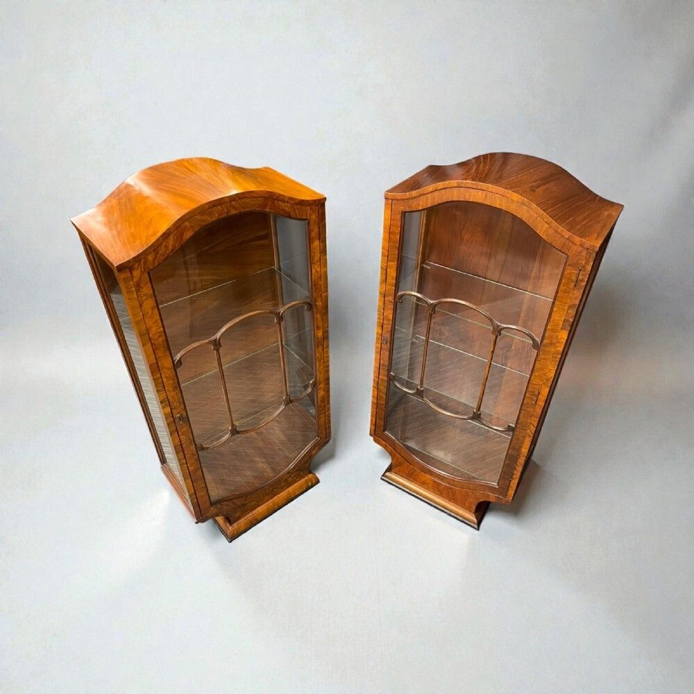 Pair Of Art Deco Display Cabinets photo for sale