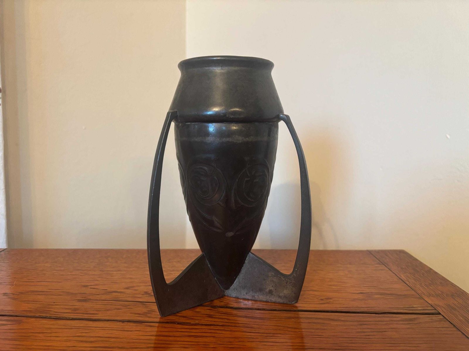 photo furniture Archibald Knox Liberty & Co Tudric Pewter Vase "Rocket Bomb Vase"