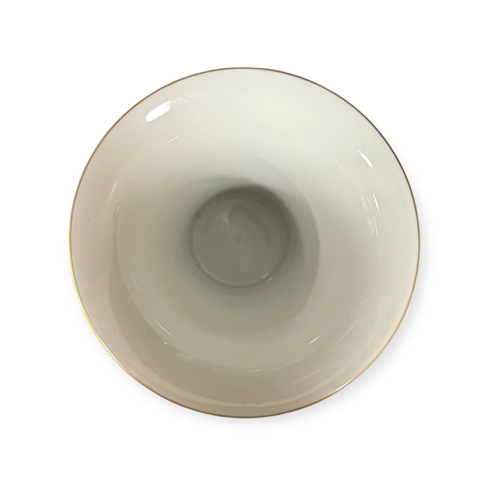 photo furniture Meissen Porcelain Vase With Floral Sprigs & Gilt Rim Germany, C.1950s