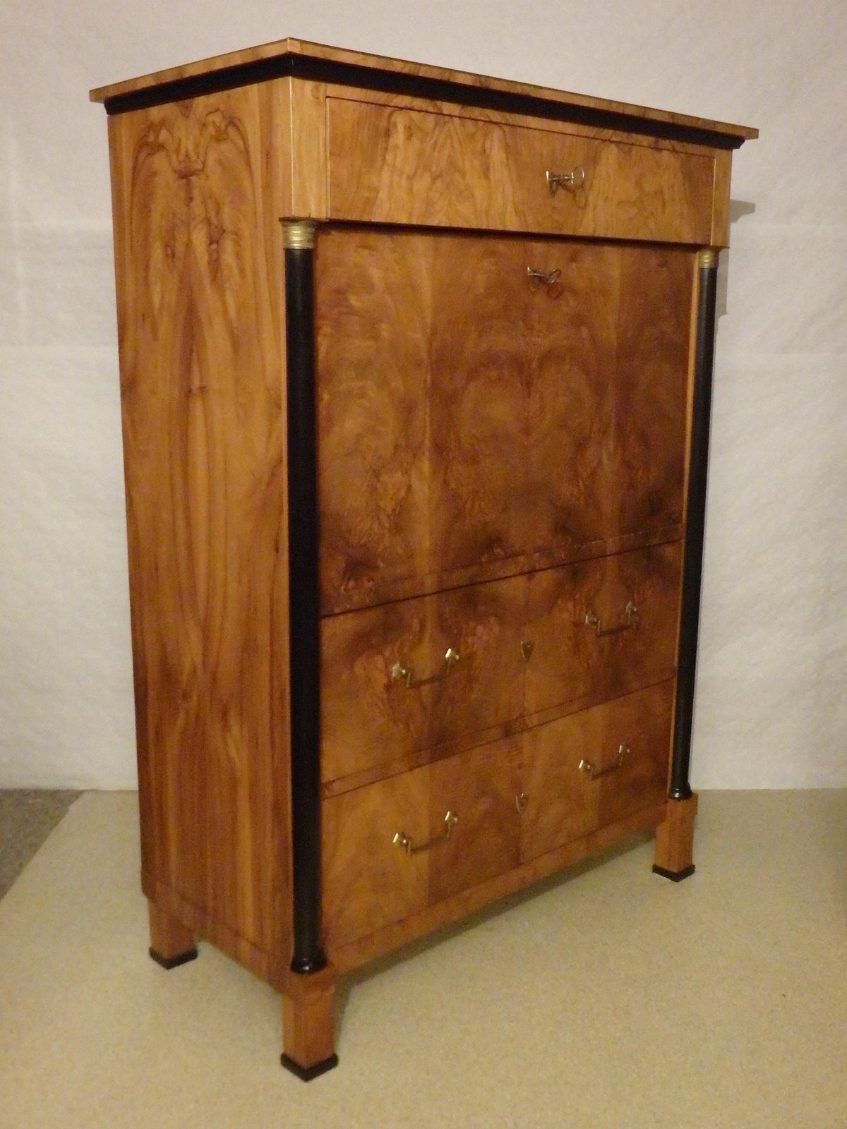 photo vintage Emipire Secretaire Walnut With Secret Drawer