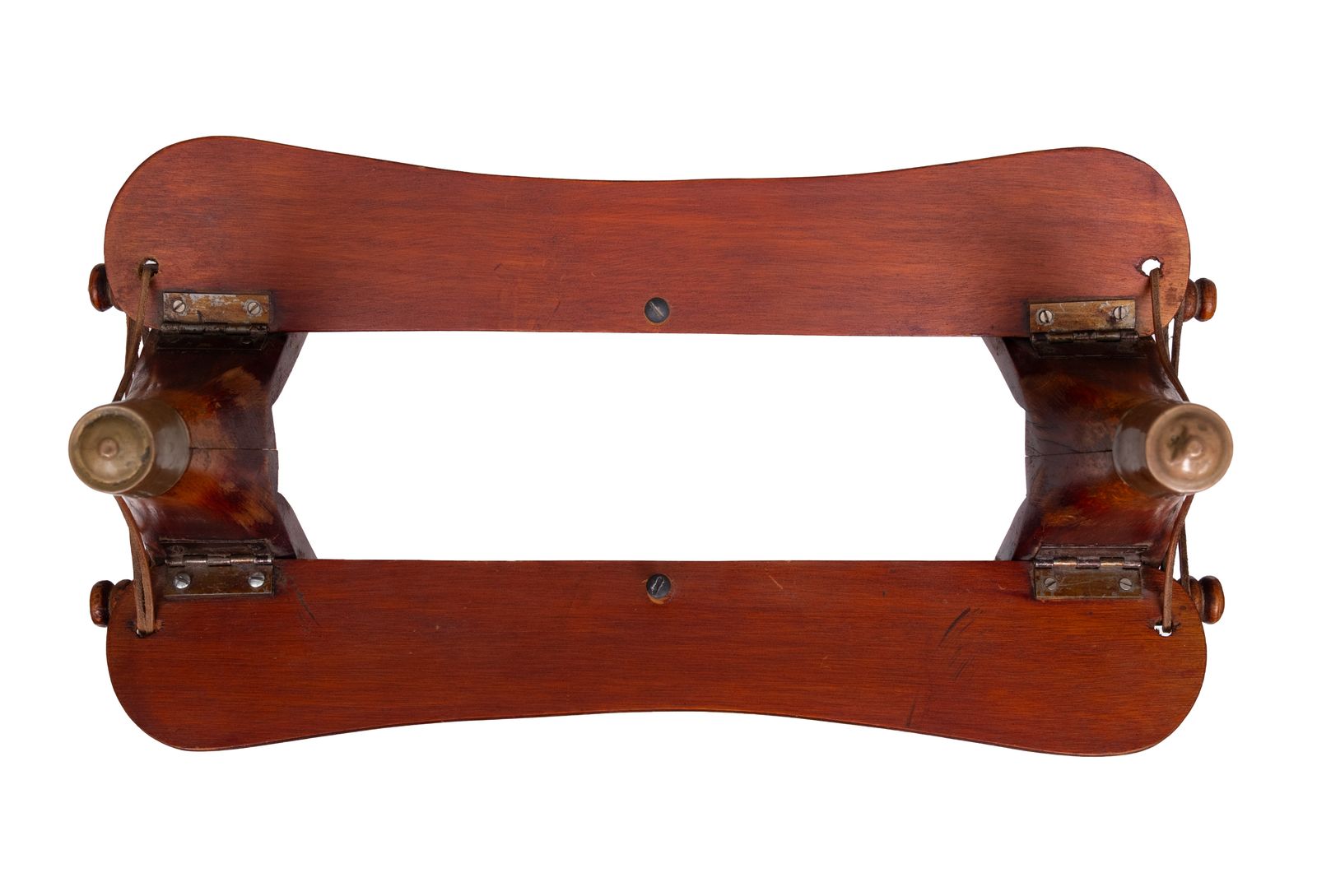 photo furniture Tweekleurige Leren Kameelzadel, Ca. Jaren 1960, Egypte