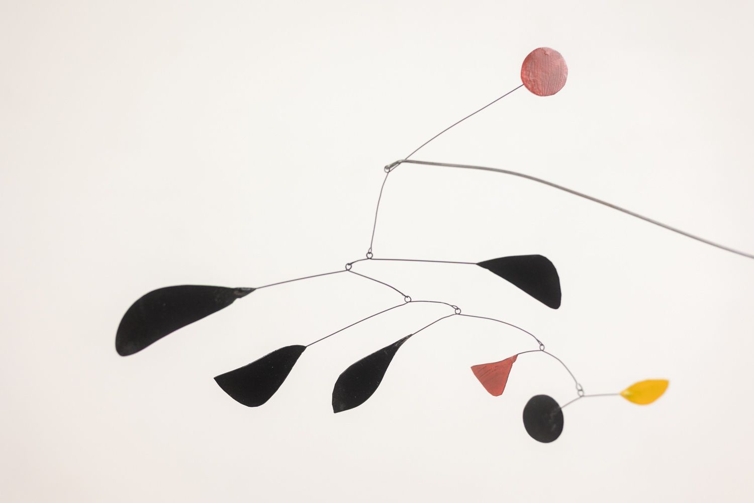 Olivier Vonet Sculpture In Black, Red, And Yellow Lacquered Metal. Contemporary photo 2900.0