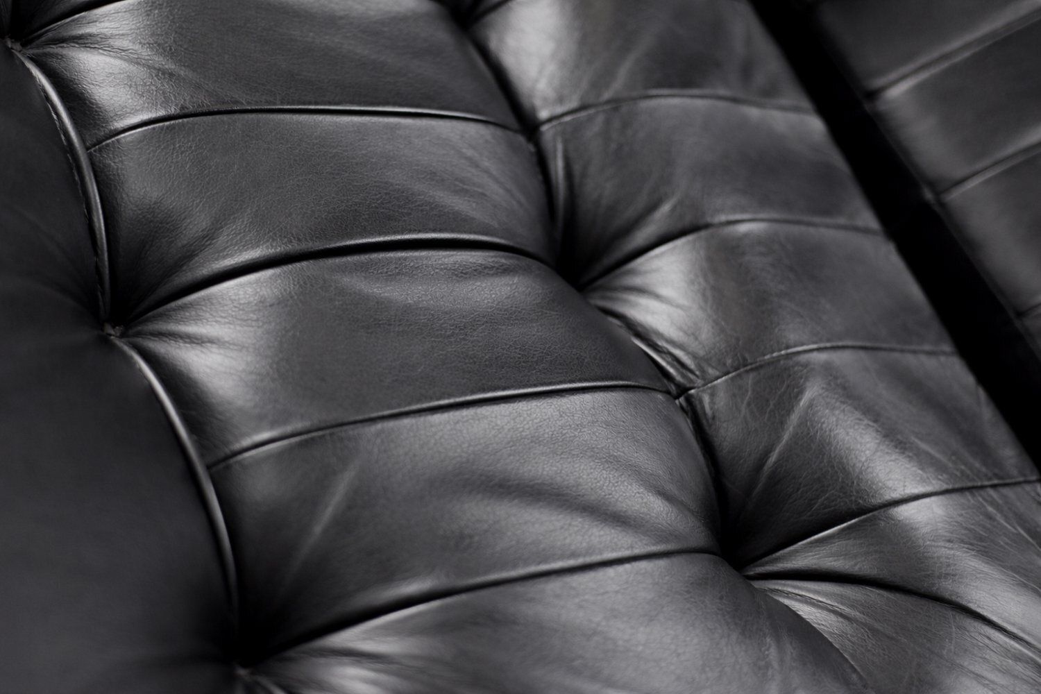 Set Of Mid Century Modern Danish Black Leather Swivel Chair & Ottoman From Unico, 1970s photo Furniture