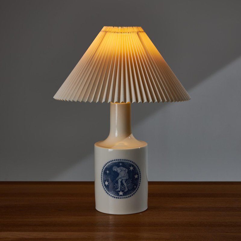 Vandmanden / Aquarius Porcelain Table Lamp By Kai Lange For Fog & Mørup And Royal Copenhagen photo furniture