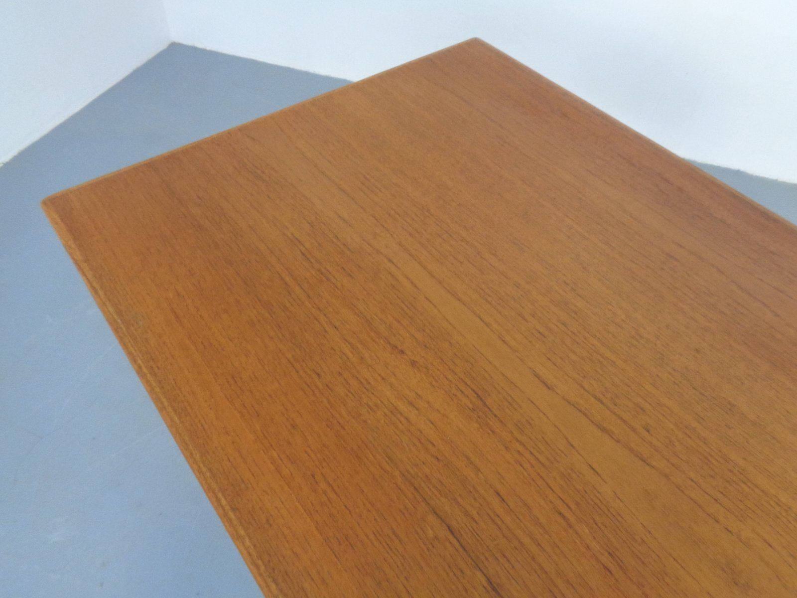 photo vintage 3605 Teak Desk By Arne Jacobsen For Fritz Hansen, 1950s