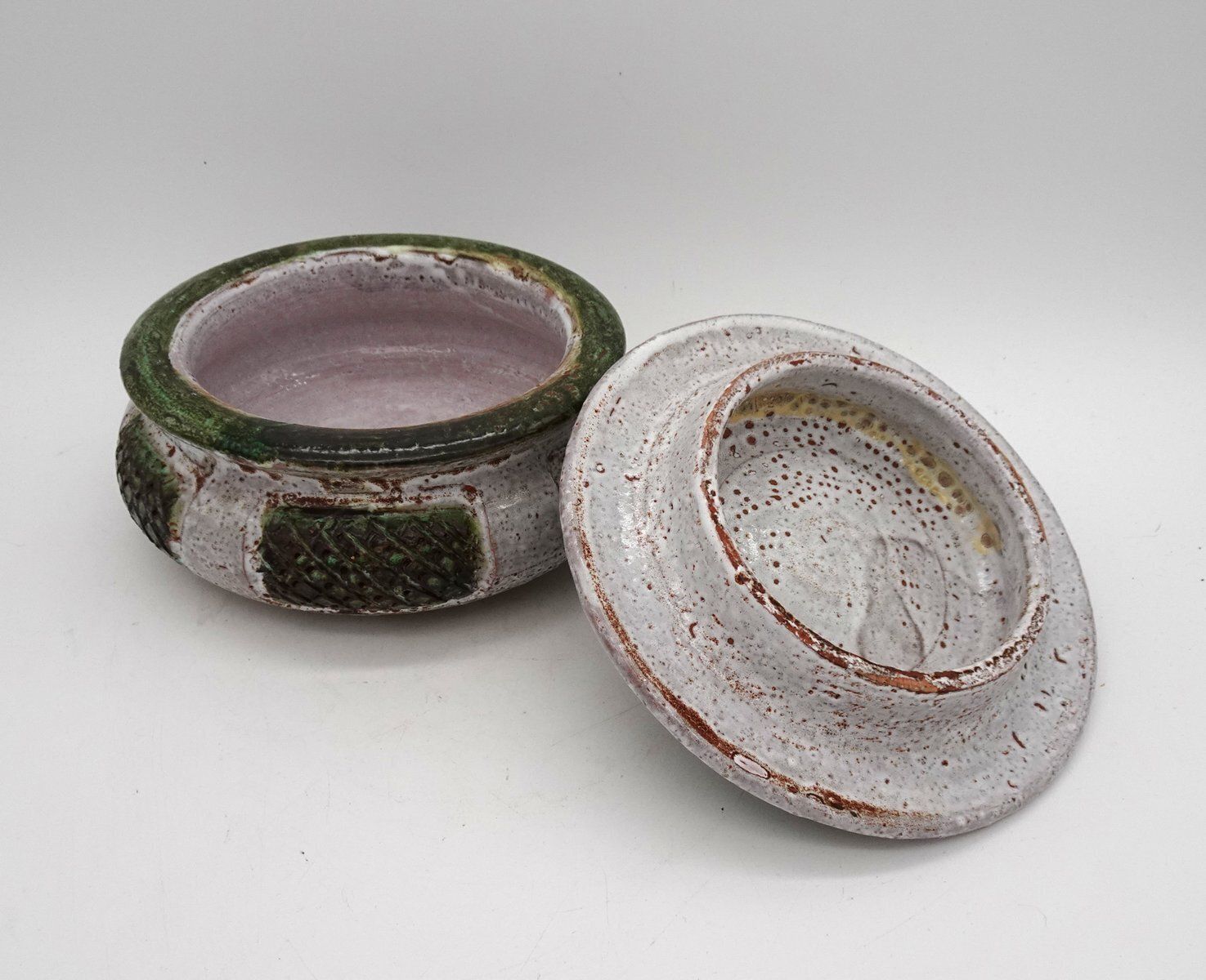 Vintage Ceramic Box By Marcel Giraud Cardelle From Vallauris, 1960s photo 162.0