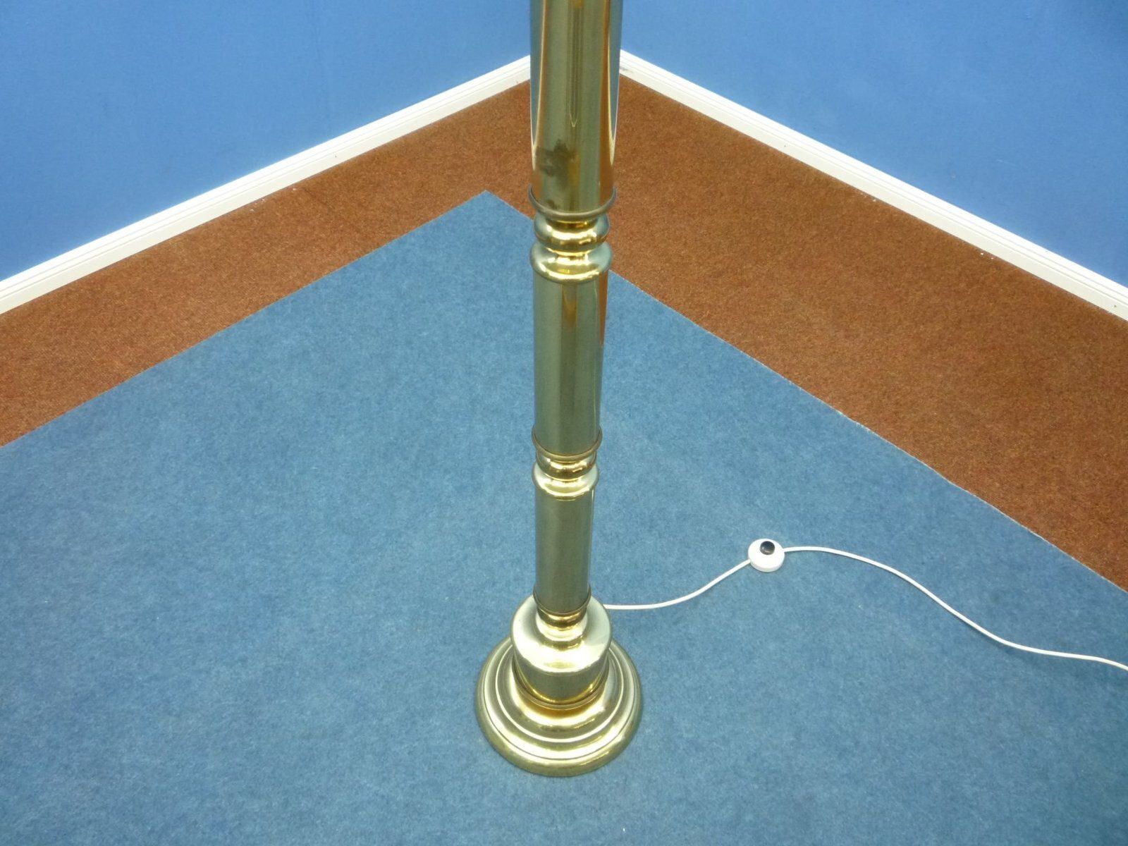 Floor Lamp In Brass And Glass By Leclair & Schäfer, 1960s photo 590.0
