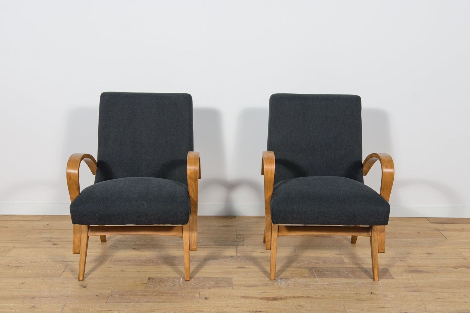 Mid Century Armchairs, Former Czechoslovakia, 1960s, Set Of 2 photo 1166.0
