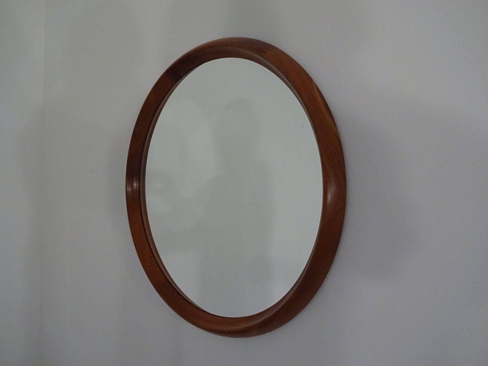 Large Teak Mirror By Bernhard Pedersen For Viby J. Møbelfabrik, Denmark, 1960s photo furniture