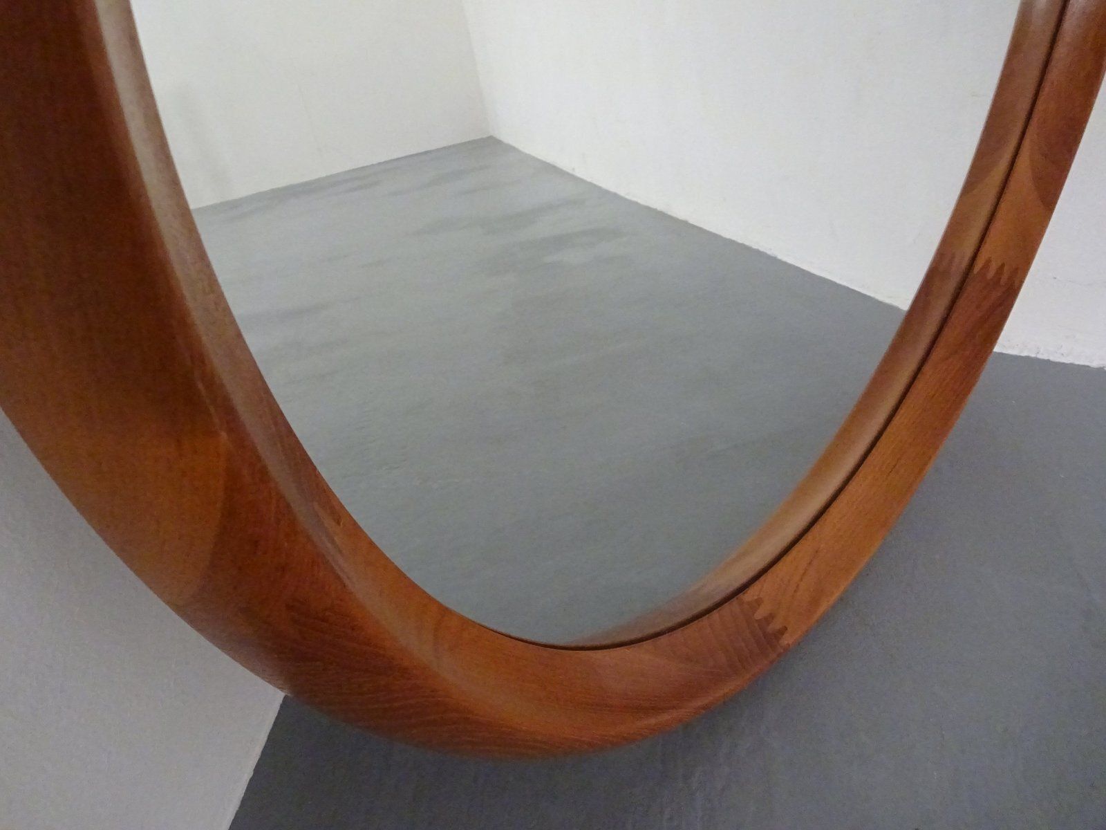 photo for sale Large Teak Mirror By Bernhard Pedersen For Viby J. Møbelfabrik, Denmark, 1960s