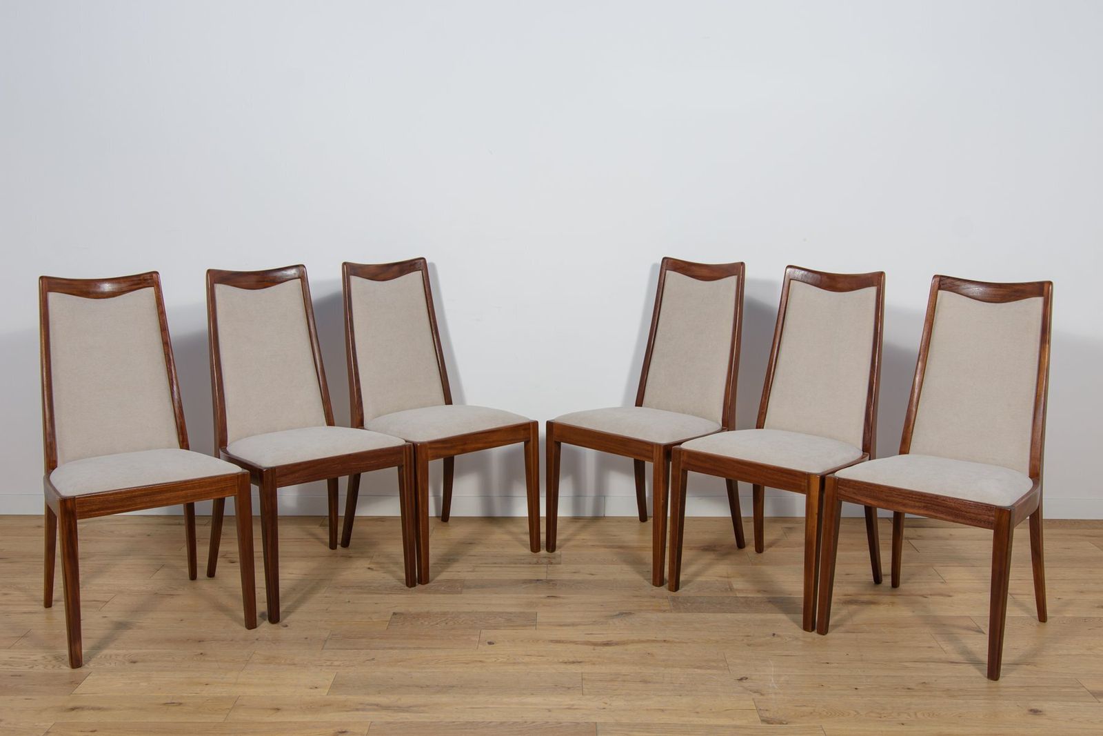 Mid Century Teak Dining Chairs By Leslie Dandy For G Plan, United Kingdom, 1960s, Set Of 6 photo for sale