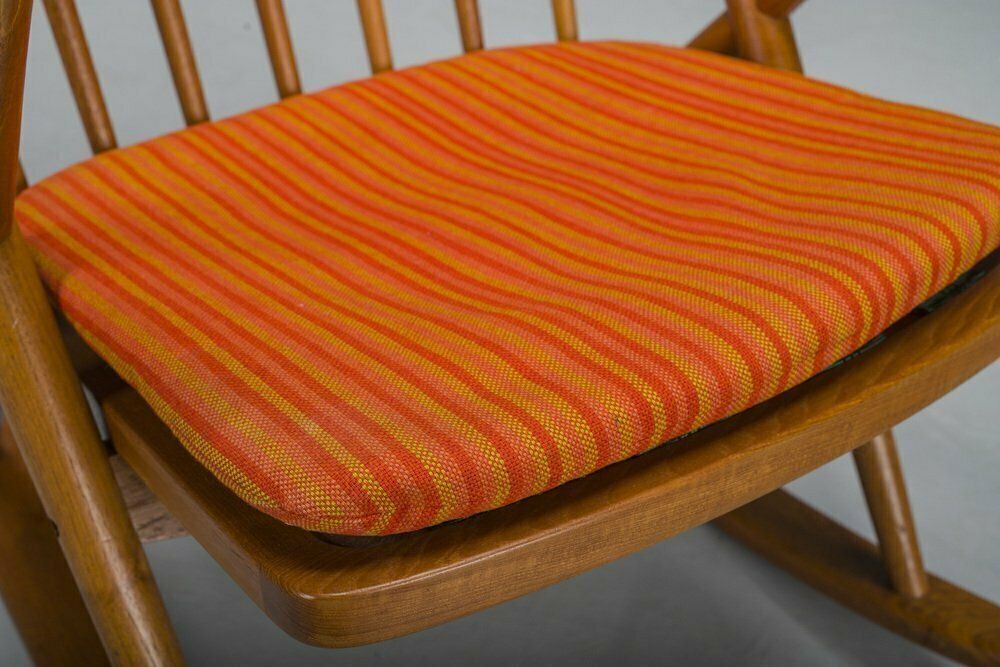 Furniture No. 182 Teak Rocking Chair By Frank Reenskaug For Bramin, 1960s photo