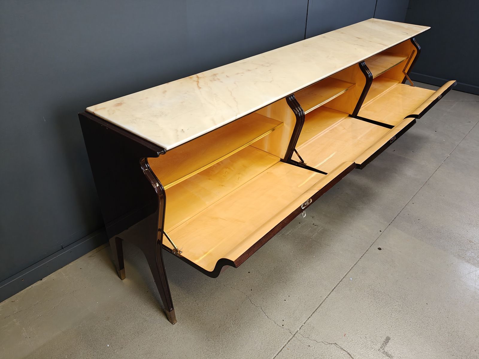 Credenza By Osvaldo Borsani For Atelier Borsani Varedo, 1950s photo buy