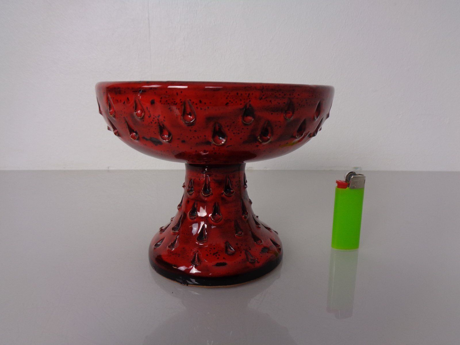 Italian Strawberry Ceramic Vase By Fratelli Fanciullacci For Bitossi, 1960s photo Home Decor