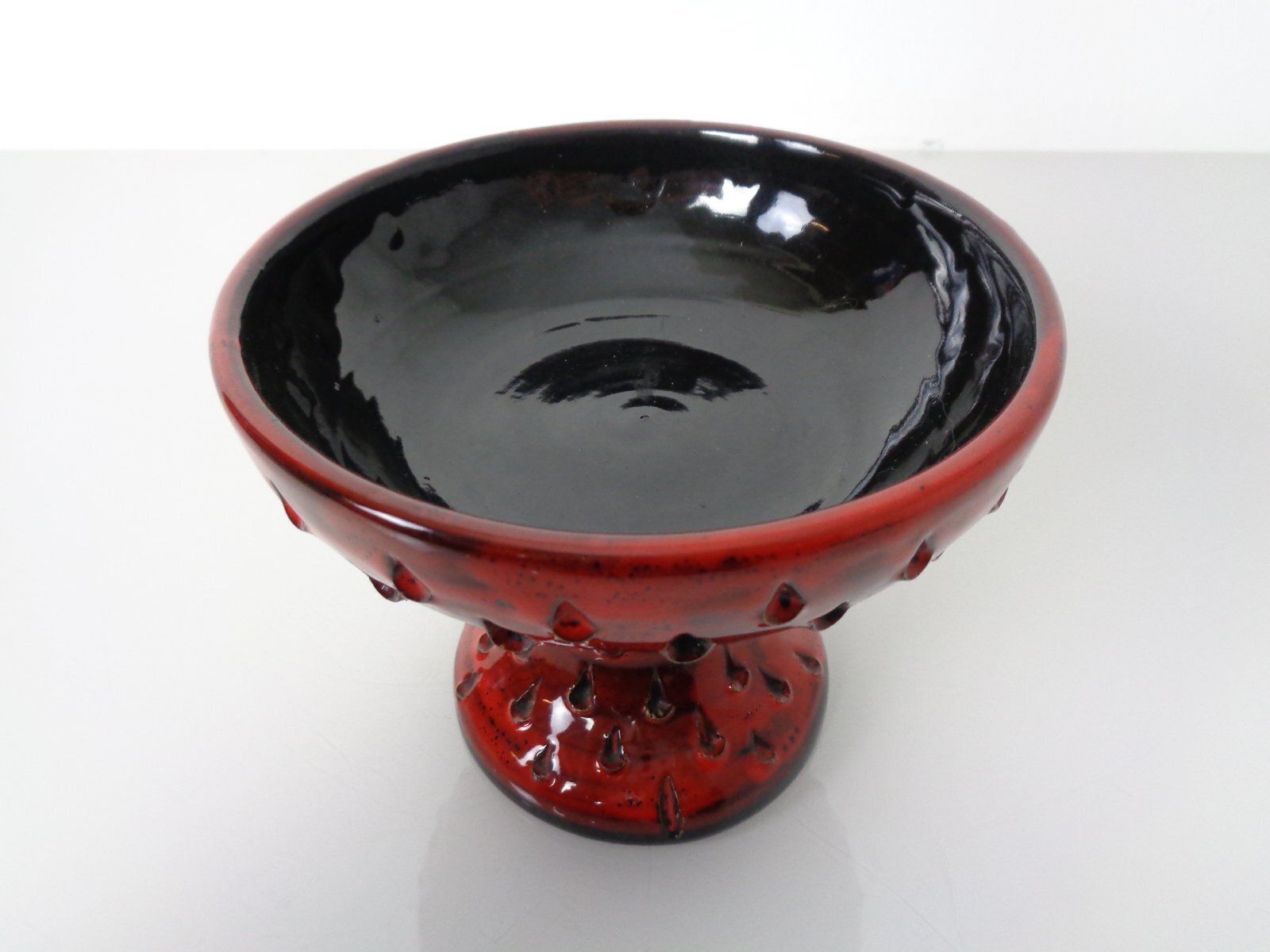 Italian Strawberry Ceramic Vase By Fratelli Fanciullacci For Bitossi, 1960s photo 191.0