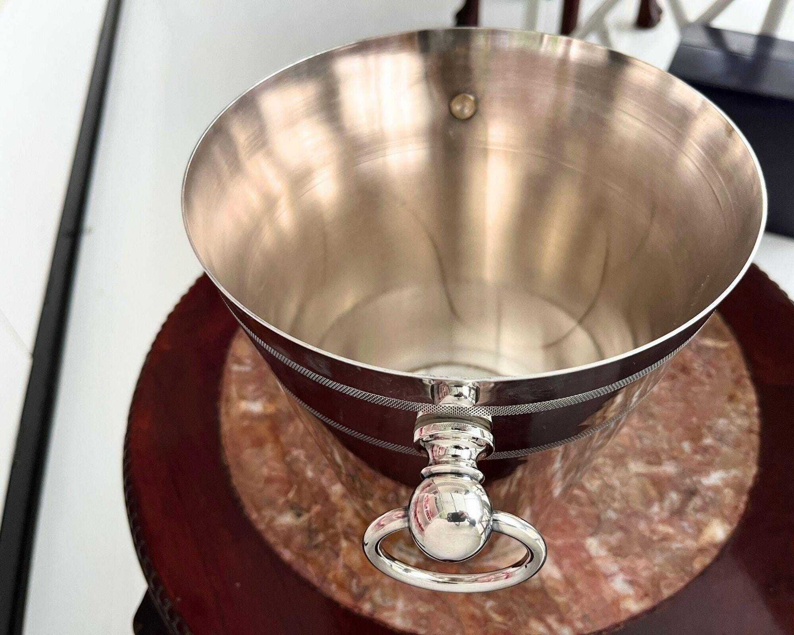 Vintage Champagne Koeler Keltum | 1 Stuk | Verzilverd Barware photo vintage