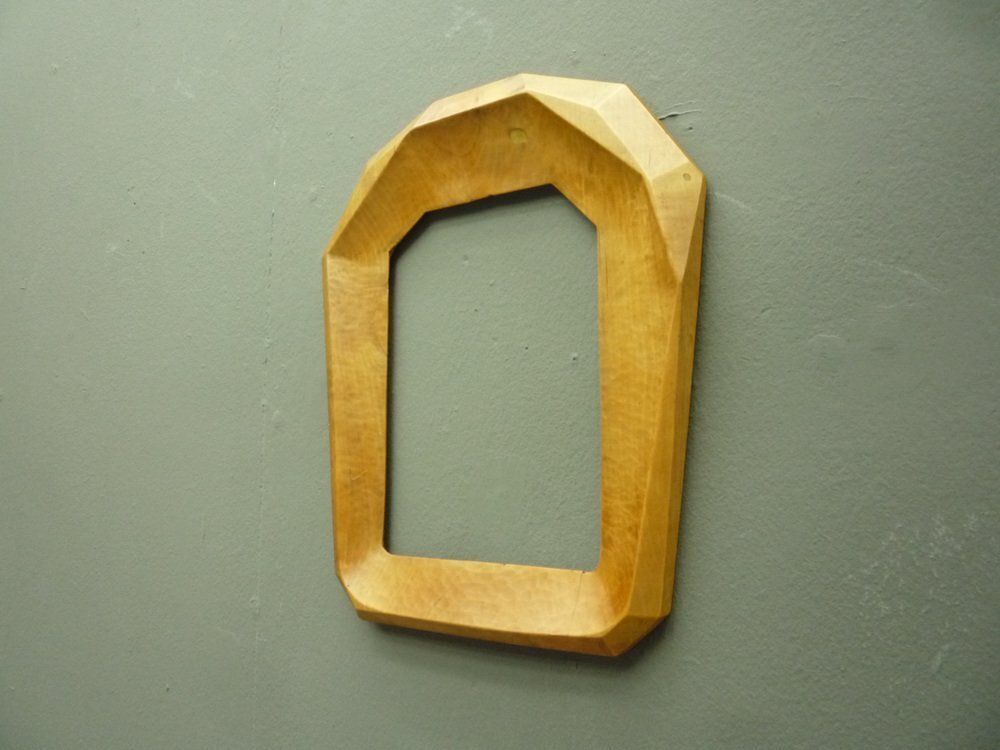 Anthroposophical Photo Frame Made Of Linden Wood By Siegfried Pütz, 1920s photo 1344.0