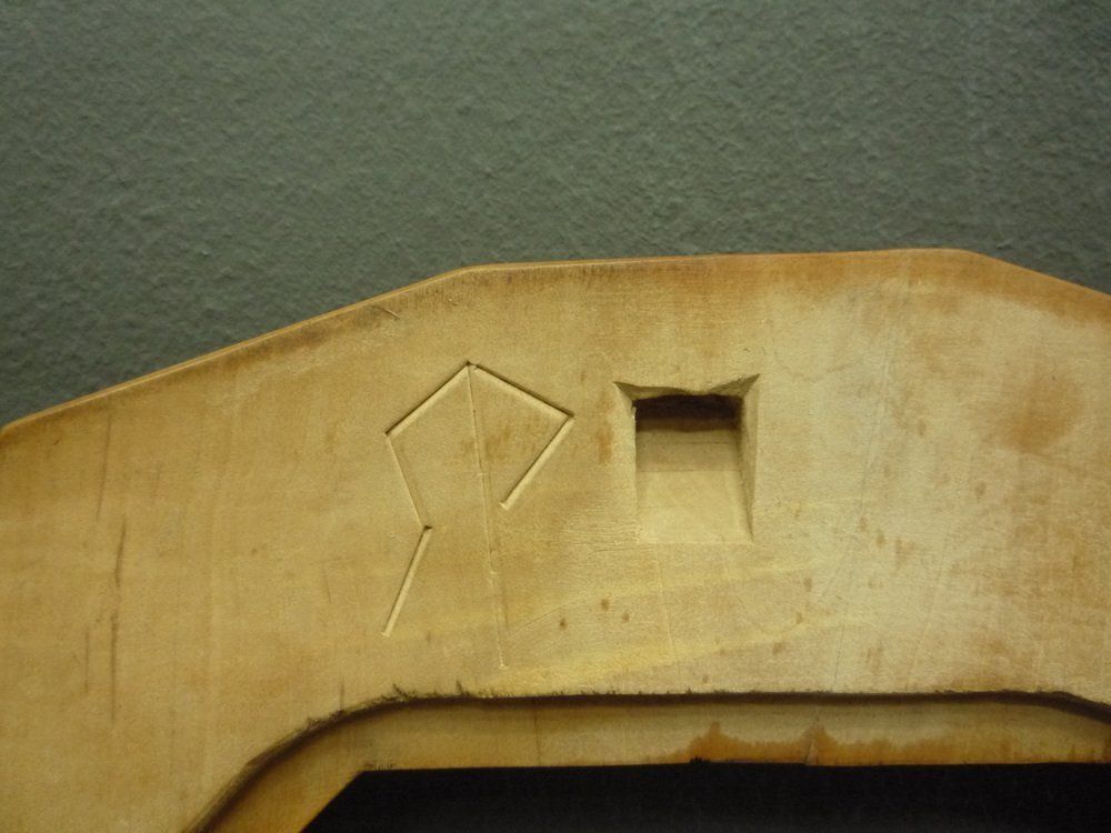 photo furniture Anthroposophical Photo Frame Made Of Linden Wood By Siegfried Pütz, 1920s