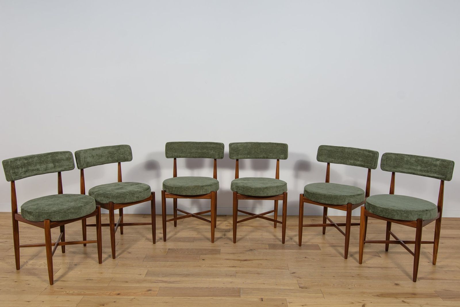 Mid Century Teak Dining Chairs By Ib Kofod Larsen For G Plan, 1960s, Set Of 6