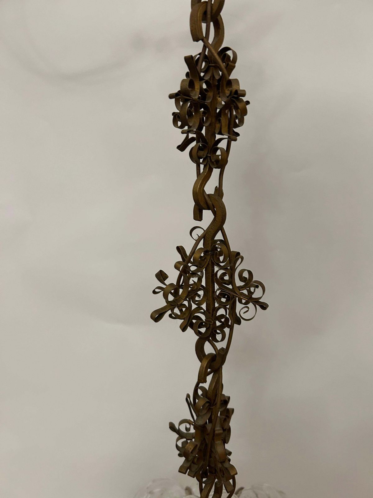 photo vintage Pair Of Fabulous Venetian Lanterns, Murano Glass, 1980's