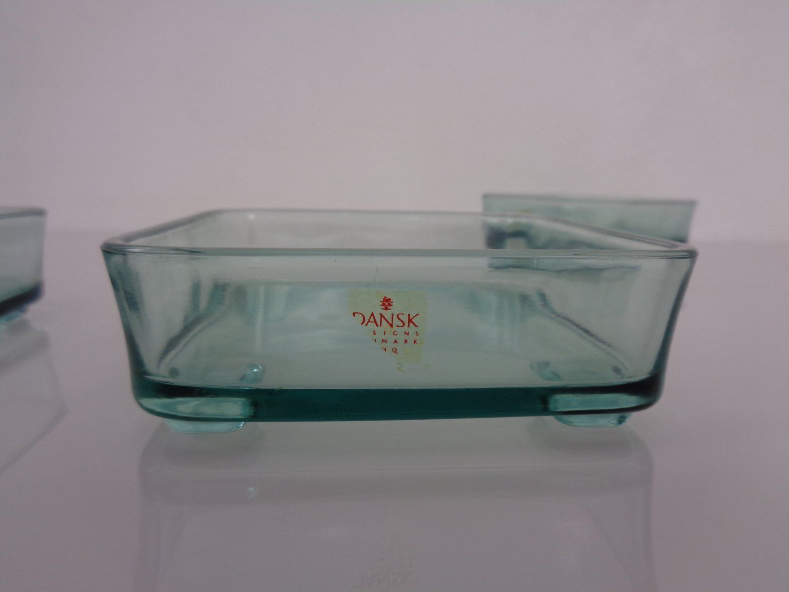 Home Decor Teak Tray With Glass Bowls By Jens Quistgaard For Ihq Dansk Designs, 1960s, Set Of 7 photo