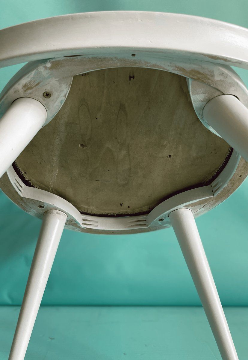 Fuchsia And White Circle Chair By Yngve Ekstrom For Swedese, 1960s photo buy