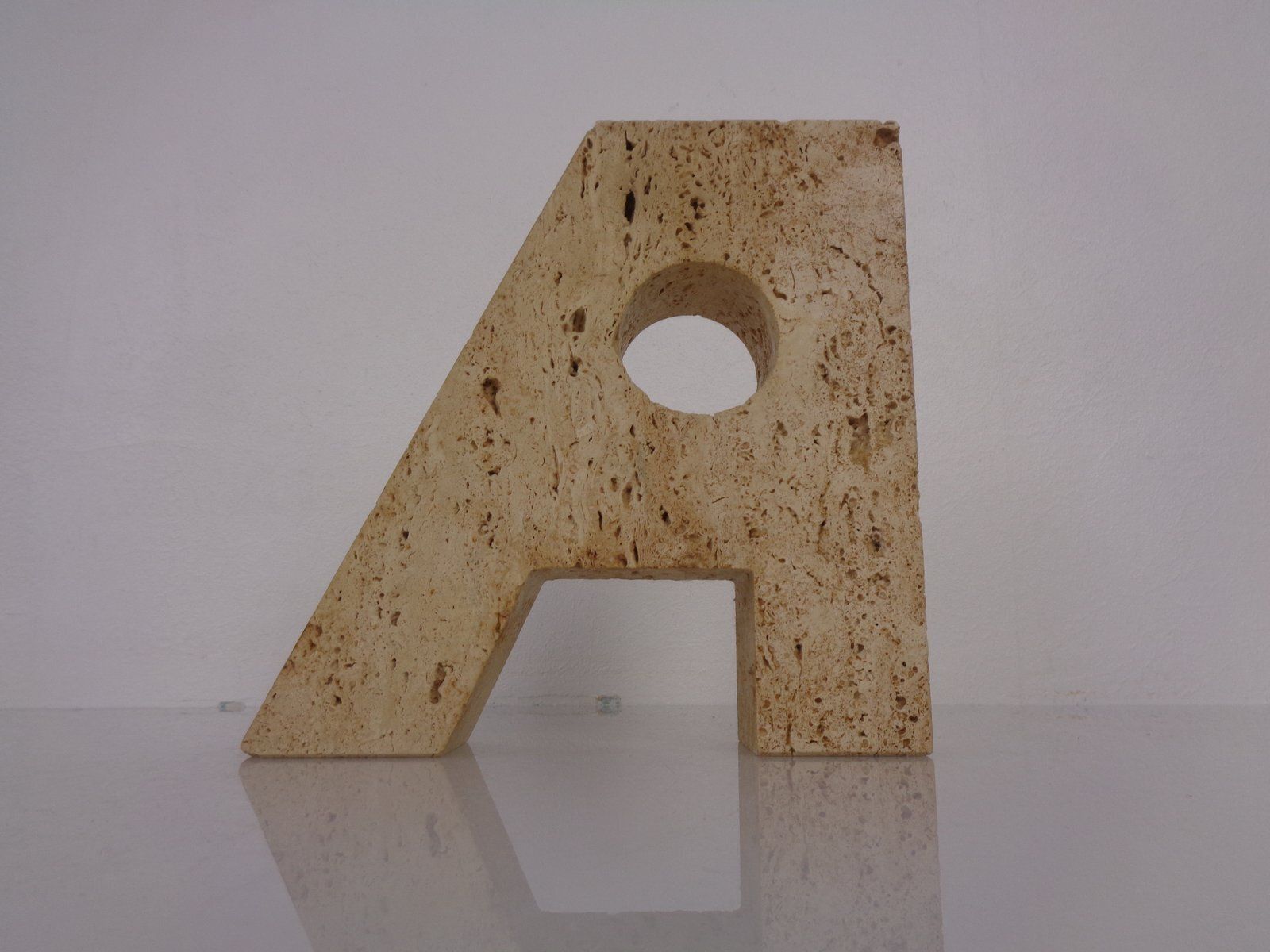 Travertine A To Z Bookends , Italy, 1960s, Set Of 2 photo 520.0