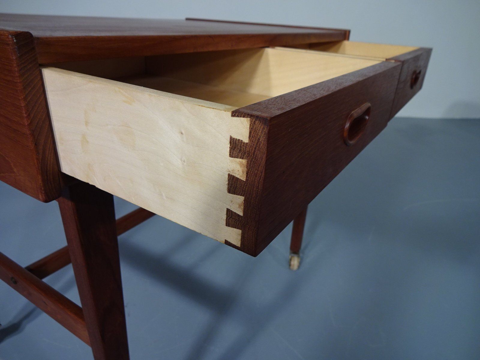 Danish Sewing Cart In Teak, 1960s photo vinterior