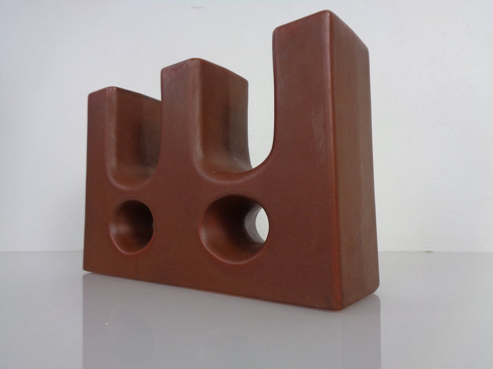 Dutch Studio Ceramic Vase By Marius & Hugo Van Woerden For Vest Keramiek, 1970s photo for sale