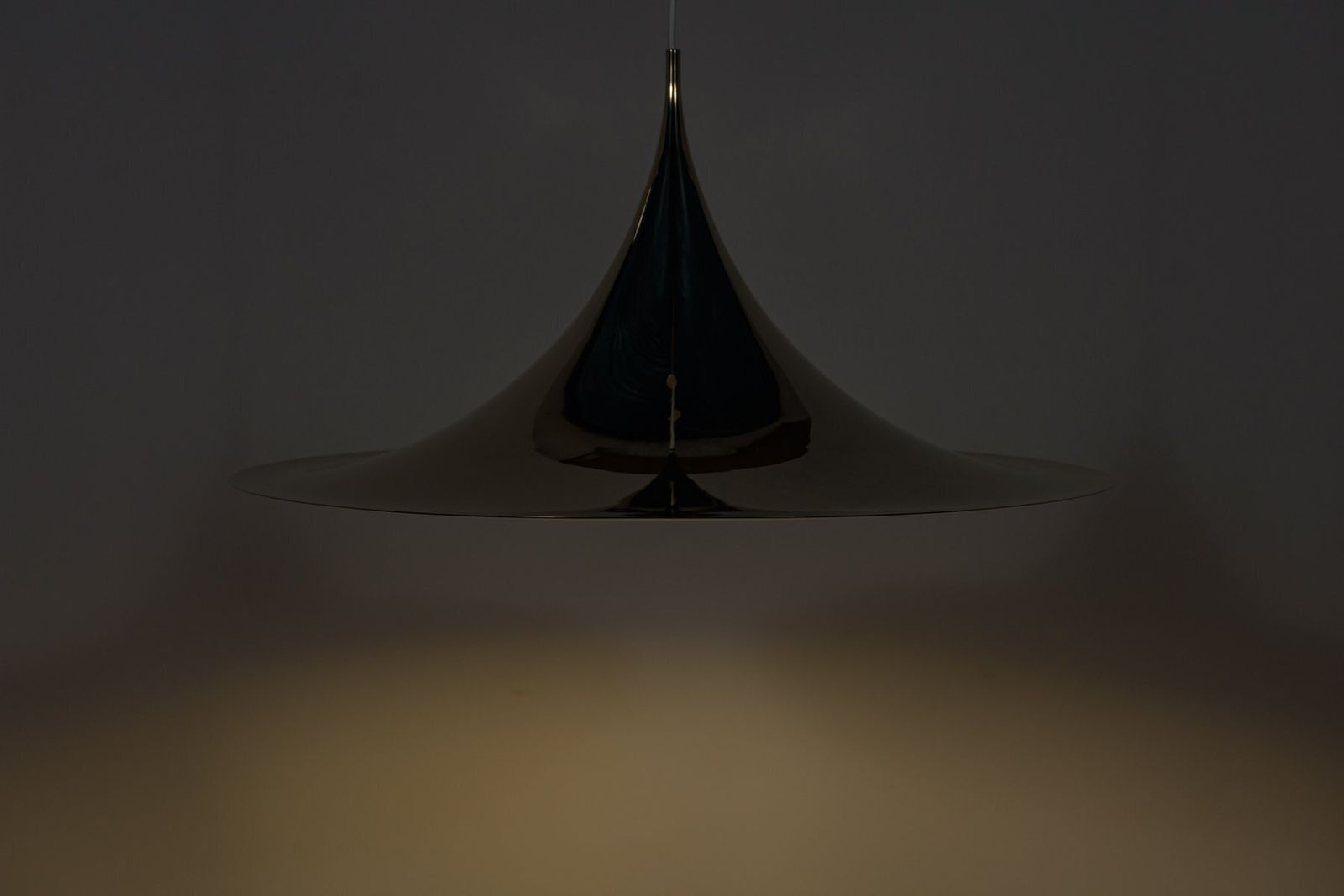 Semi Pendant Lamp By Claus Bonderup & Torsten Thorup For Fog & Mørup, 1960s photo Lighting