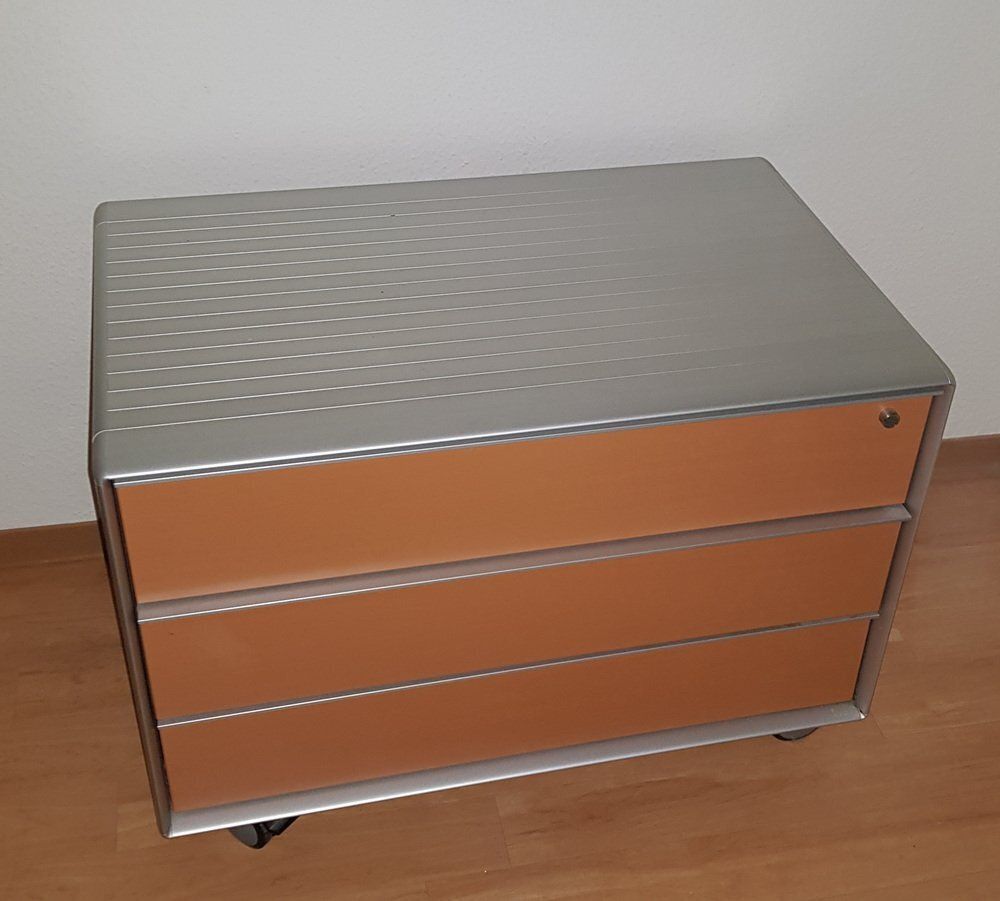 Bene Aluminum Drawer Unit On Casters photo furniture