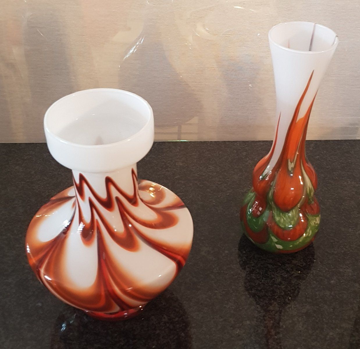 Italian Glass Vases By Palina Fiorentina, 1960s, Set Of 3 photo buy