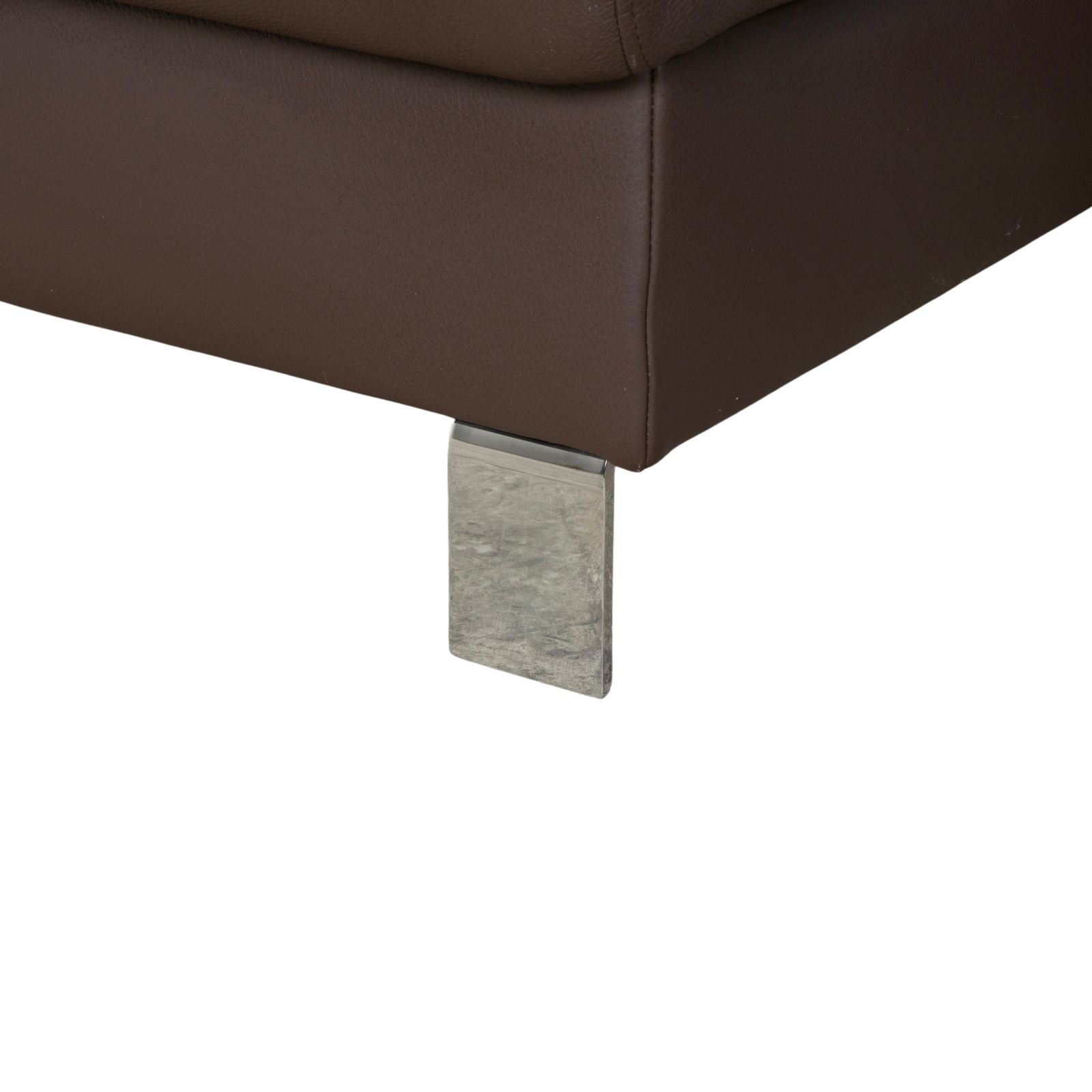 Canapé d'angle Ewald Schillig Concept Plus en cuir marron moka photo buy