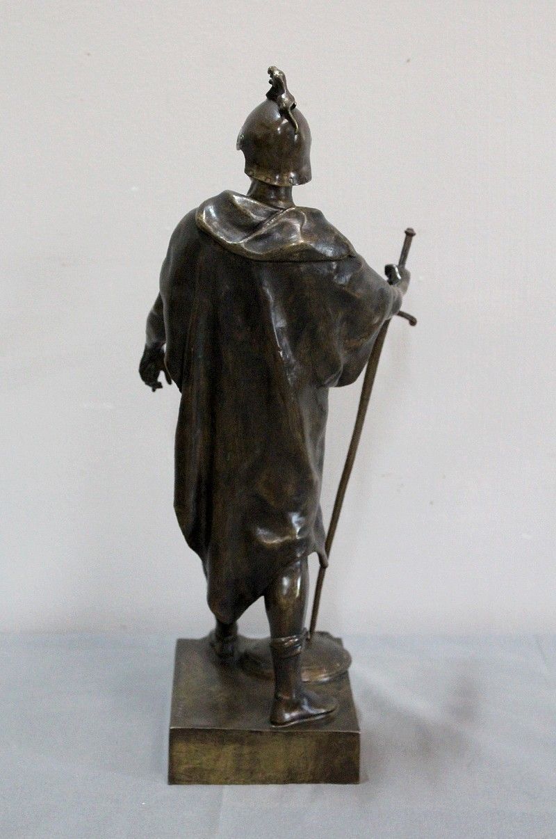 1724.22 Bronze "Le Devoir" Signed E. Picault 19th Century photo