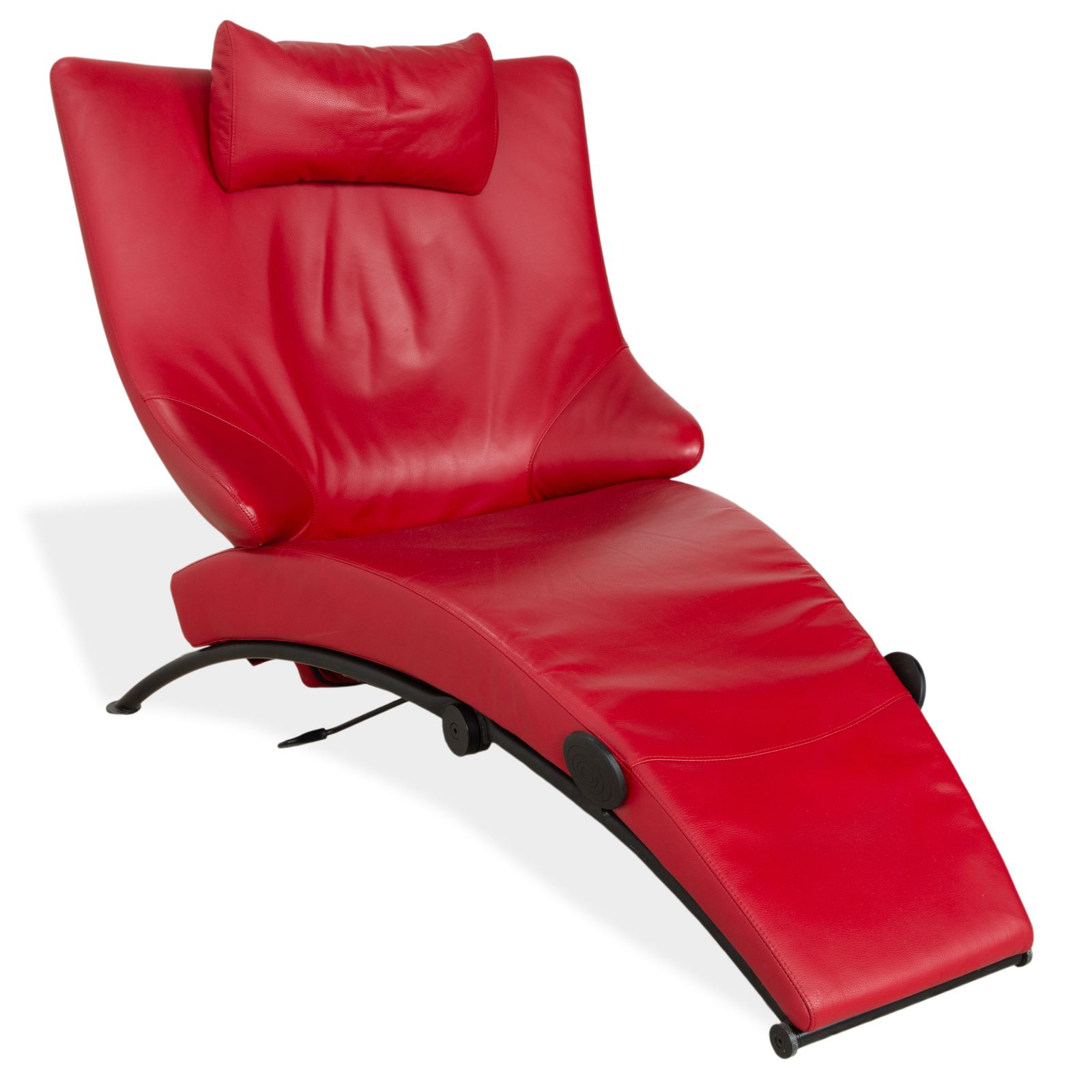 Wk Wohnen Solo 699 Leather Armchair Red Manual Function