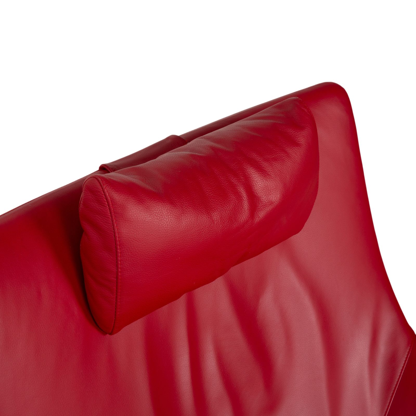 Wk Wohnen Solo 699 Leather Armchair Red Manual Function photo vinterior