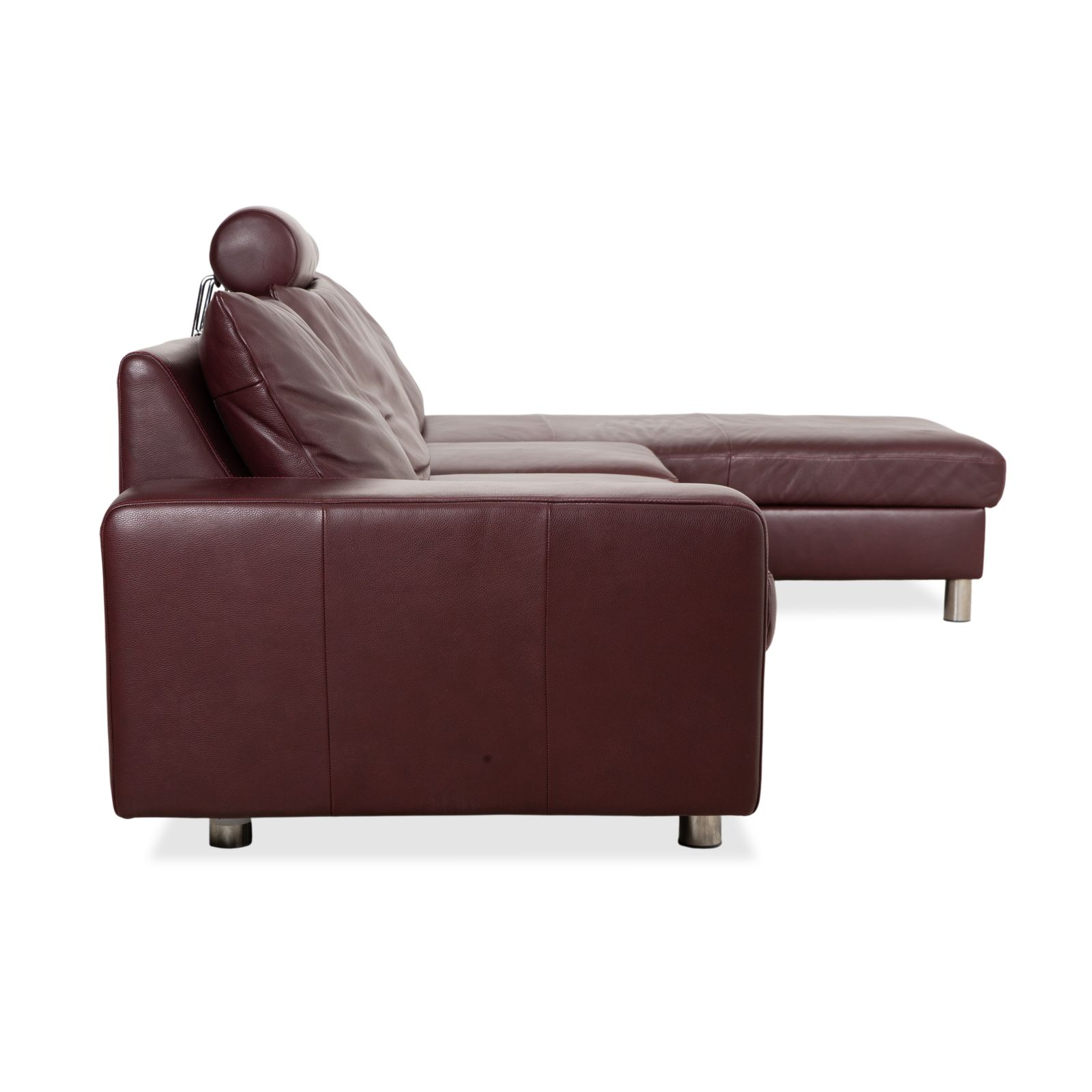 Furniture Stressless E200 Leather Corner Sofa Red Bordeaux photo