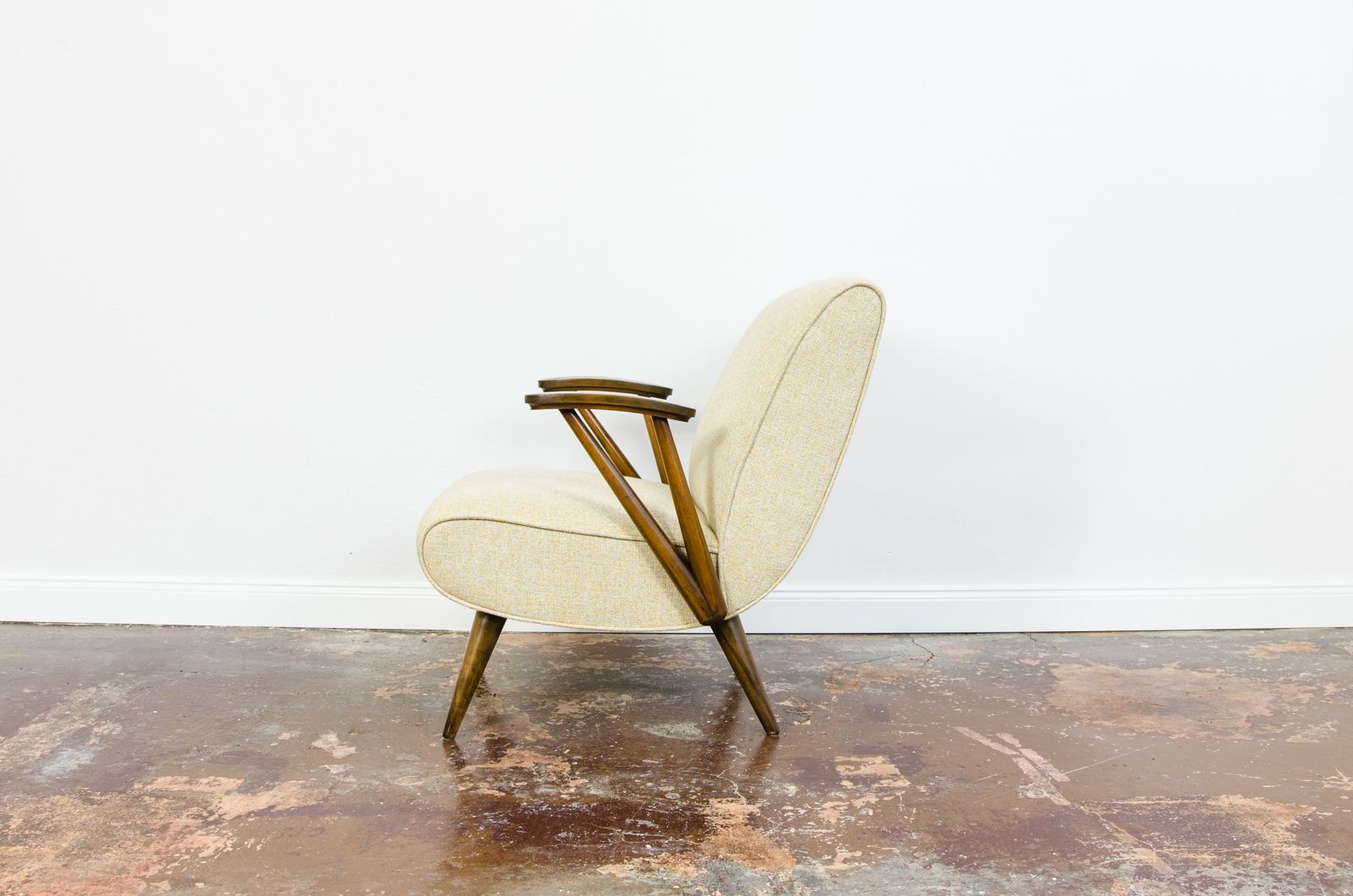 Mid Century Armchair "300 110" By Gfm, Poland, 1960s photo vintage