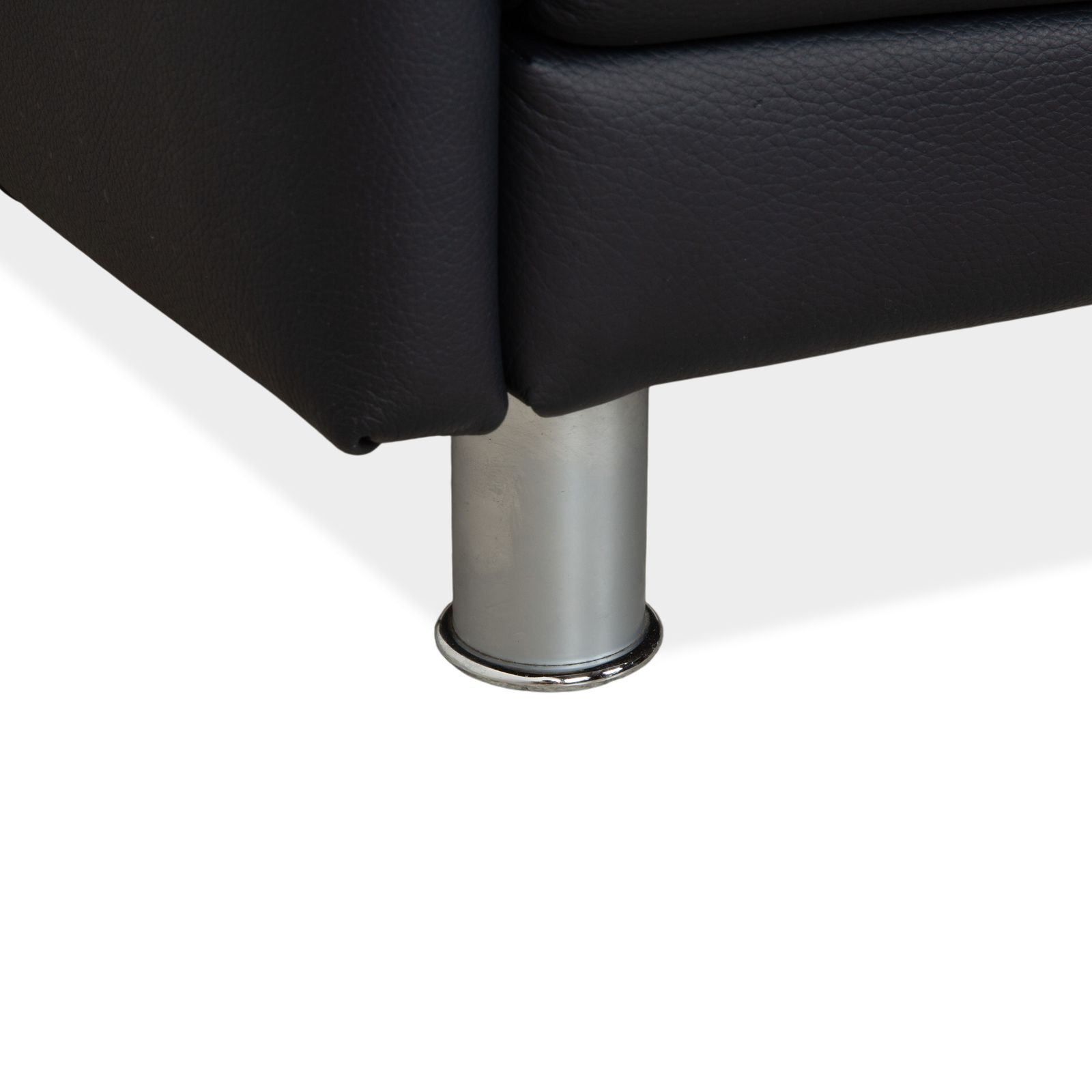 photo furniture Rolf Benz 510 Leren Driezitsbank Donkerblauw Manuele Functie