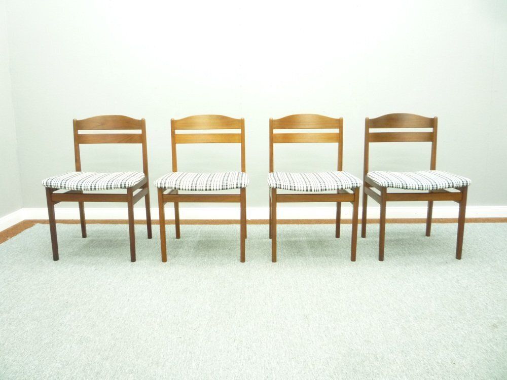 Danish Teak Dining Chairs By Boltinge Møbelfabrik, 1960s, Set Of 4