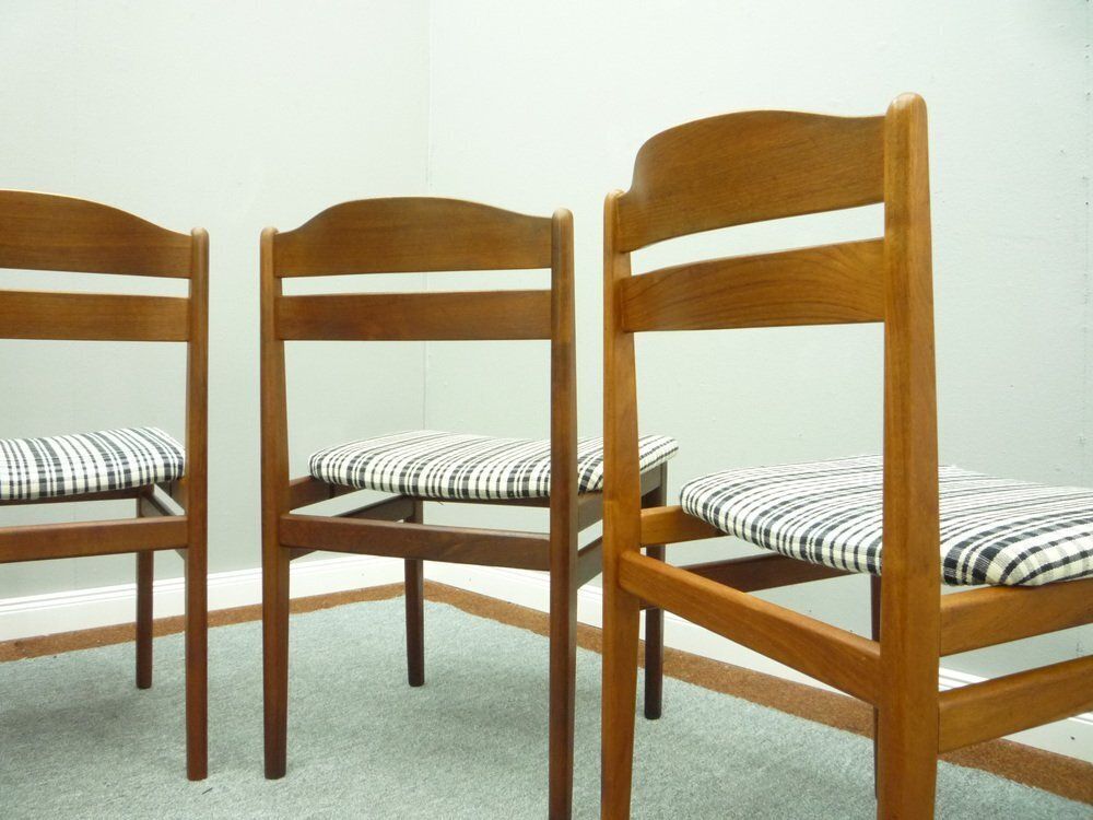 Danish Teak Dining Chairs By Boltinge Møbelfabrik, 1960s, Set Of 4 photo vintage